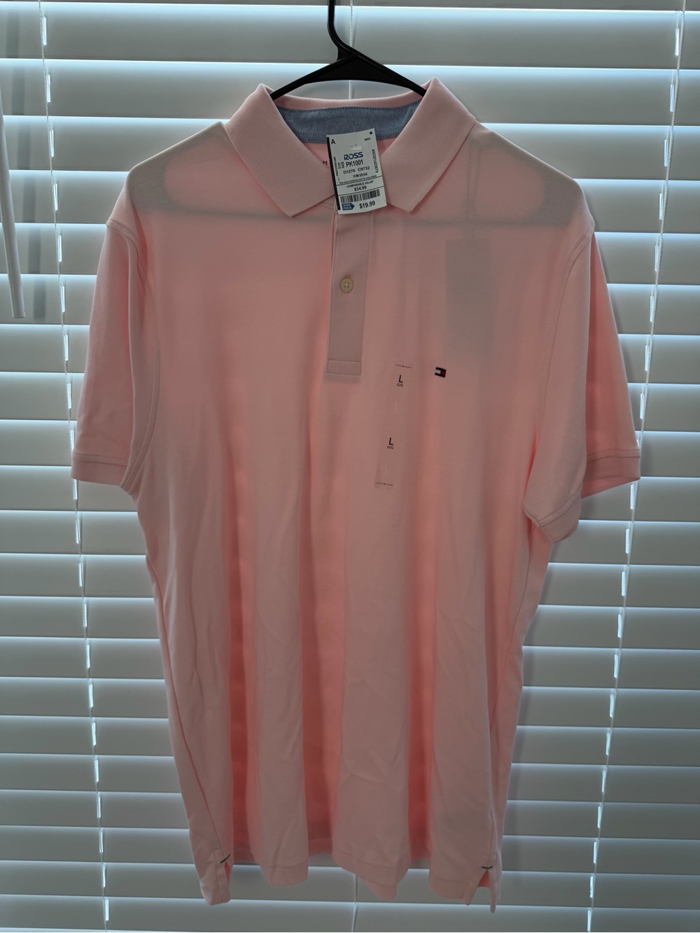 Tommy Hilfiger Light Pink Men's Polo Shirt
